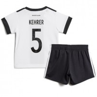 Njemačka Thilo Kehrer #5 Domaci Dres za djecu SP 2022 Kratak Rukav (+ Kratke hlače)